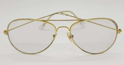 Vintage Joanna 18KGP glasses in holder - nose piece missing - as per photo