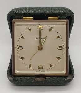 Vintage Junghans Germany travel clock - not working - as per photo