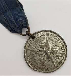1910 Union of South Africa Commemorative Medallion as per photo