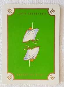 M.V. Athlone Castle Bridge / card game in leather pouch - as per photo