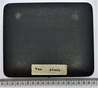 Set of 6 Hallmark Silver spoons in box weight 51,6g - as per photo