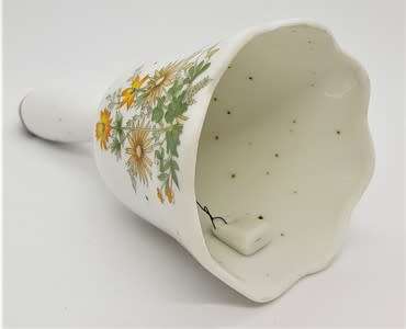 Porcelain flower pattern bell - as per photo