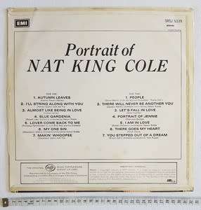 Portrait of Nat King Cole Lp - as per photo