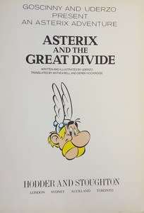 Asterix and the great divide by R Goscinny and A Underzo as per photo