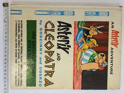 Asterix and Cleopatra by R Goscinny and A Underzo as per photo