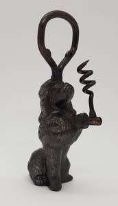 Metal dog corkscrew height 10cm as per photo