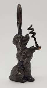 Metal dog corkscrew height 10cm as per photo