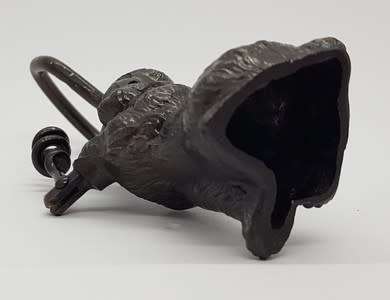 Metal dog corkscrew height 10cm as per photo