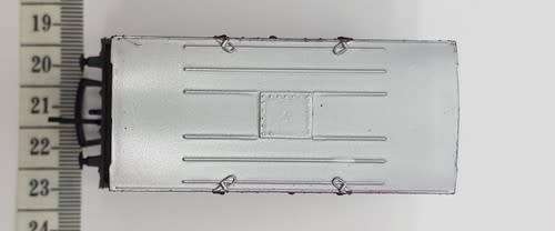 Bachmann 1 Plank wagon with large container 00 Gauge in box as per photo