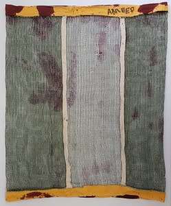 1960`s small utility camo net issued 1960 - 133 cm x 82 cm - as per photo