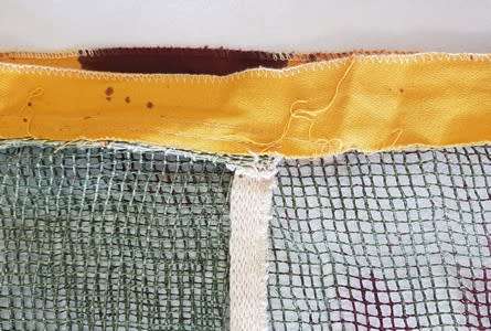 1960`s small utility camo net issued 1960 - 133 cm x 82 cm - as per photo