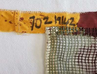 1960`s small utility camo net issued 1960 - 133 cm x 82 cm - as per photo