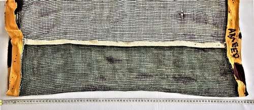 1960`s small utility camo net issued 1960 - 133 cm x 82 cm - as per photo