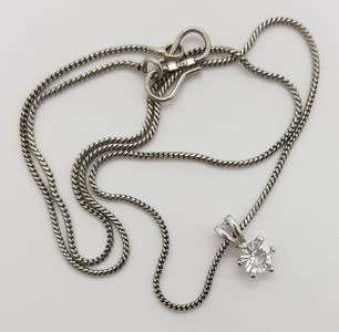 Costume jewellery necklace and pendant - as per photo