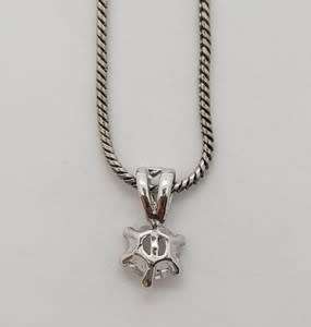 Costume jewellery necklace and pendant - as per photo