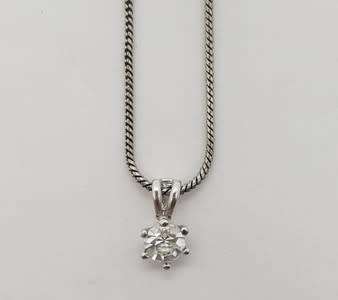 Costume jewellery necklace and pendant - as per photo