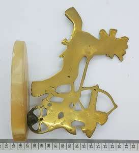 Lot of 2 Egyptian brass ornaments - as per photo