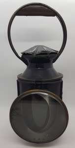 Vintage British Railway hand held 3 aspect lamp, very good condition as per photo