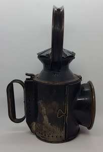 Vintage British Railway hand held 3 aspect lamp, very good condition as per photo
