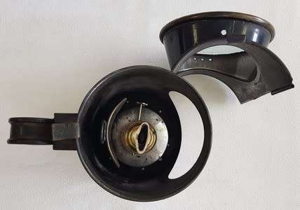 Vintage British Railway hand held 3 aspect lamp, very good condition as per photo