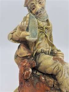 Nature Craft - Naughty Naughty Old Man and Dog figurine - as per photo