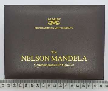 NELSON MANDELA Commemorative R5 Coin Set - as per photo