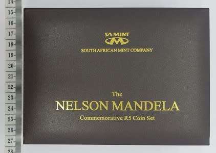 NELSON MANDELA Commemorative R5 Coin Set - as per photo