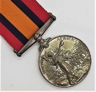 Boer War QSA medal issued to 8391 Pte J Cummings of the Manchester Regiment- as per photo