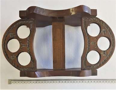 Miniature Whiskey Barrel with shot glasses - missing tap - as per photo