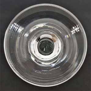 Lot of 6 Vintage Etched Wine Glasses 15cm- as per photo