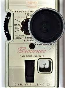 Vintage 8mm Kodak Brownie Video Camera - as per photo