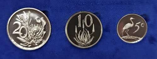 1977 South Africa Short Proof Set in Box as per photo
