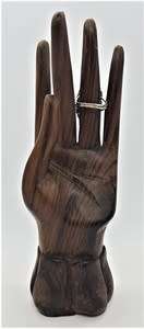 925 Sterling Silver Ring weight 8.1g size S as per photo