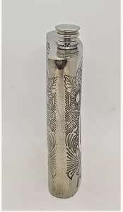Silver plated flask made in England as per photo