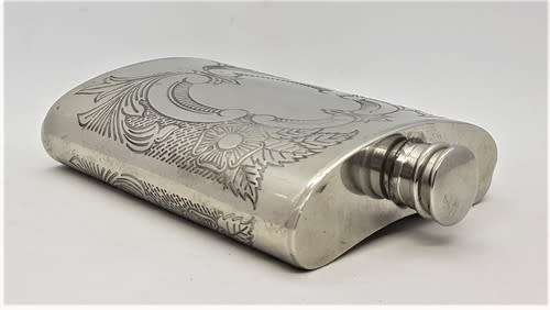 Silver plated flask made in England as per photo