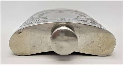 Silver plated flask made in England as per photo