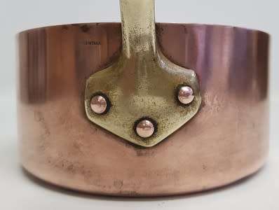 Antique French Copper Milk Pot/Saucepan as per photo