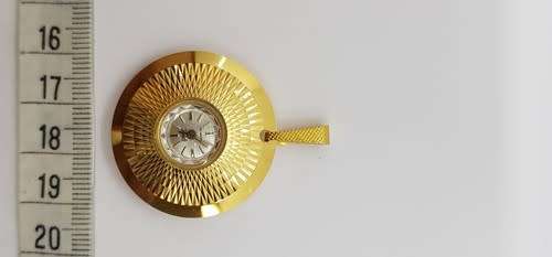Vintage Camy watch, brooch, ring and pendant set as per photo