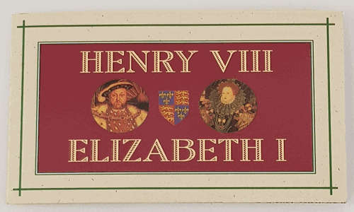 British History Reproduction Coins - Henry VIII & Elizabeth I as per photo