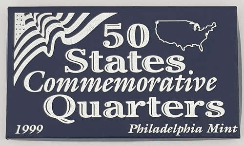 1999 USA 50 States Commemorative Quarters Philadelphia Mint as per photo