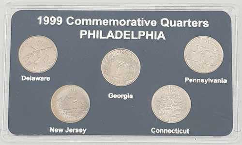 1999 USA 50 States Commemorative Quarters Philadelphia Mint as per photo