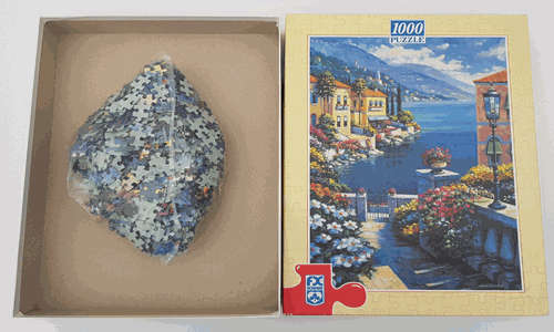 1000 Piece Schmid Sunlit Passage Puzzle as per photo