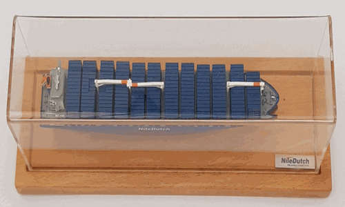 Nile Dutch Limited Edition Container Vessel Model as per photo