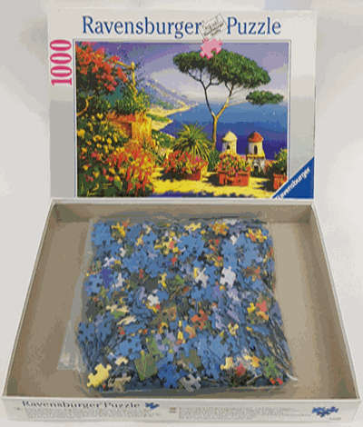 1000 Piece Italy Ravello Jigsaw Puzzle as per photo