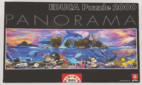 2000 Piece Marine Life Jigsaw Puzzle as per photo