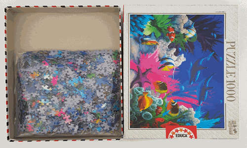 1000 Piece A Myriad of Colour Jigsaw Puzzle as per photo