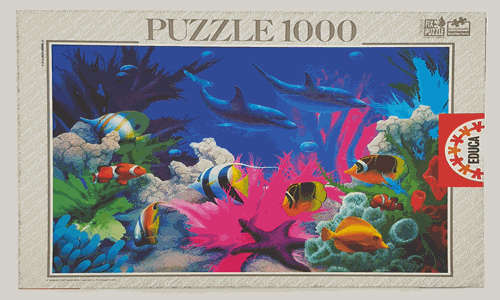 1000 Piece A Myriad of Colour Jigsaw Puzzle as per photo