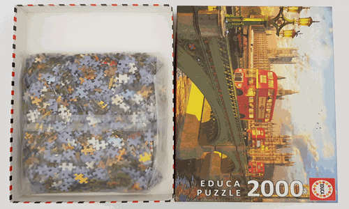 2000 Piece Westminster Bridge Jigsaw Puzzle as per photo