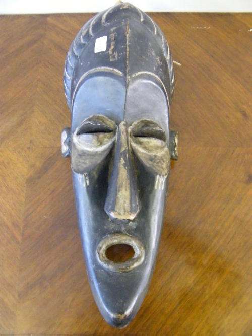 West African art mask as per scan