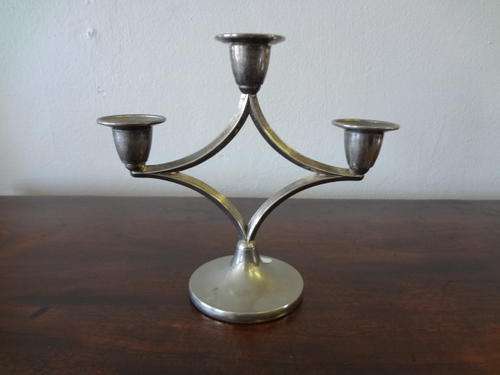 Silver plated candlebra as per photo